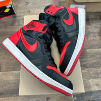 Satin Bred Jordan 1 High (W) (USED, No Box)