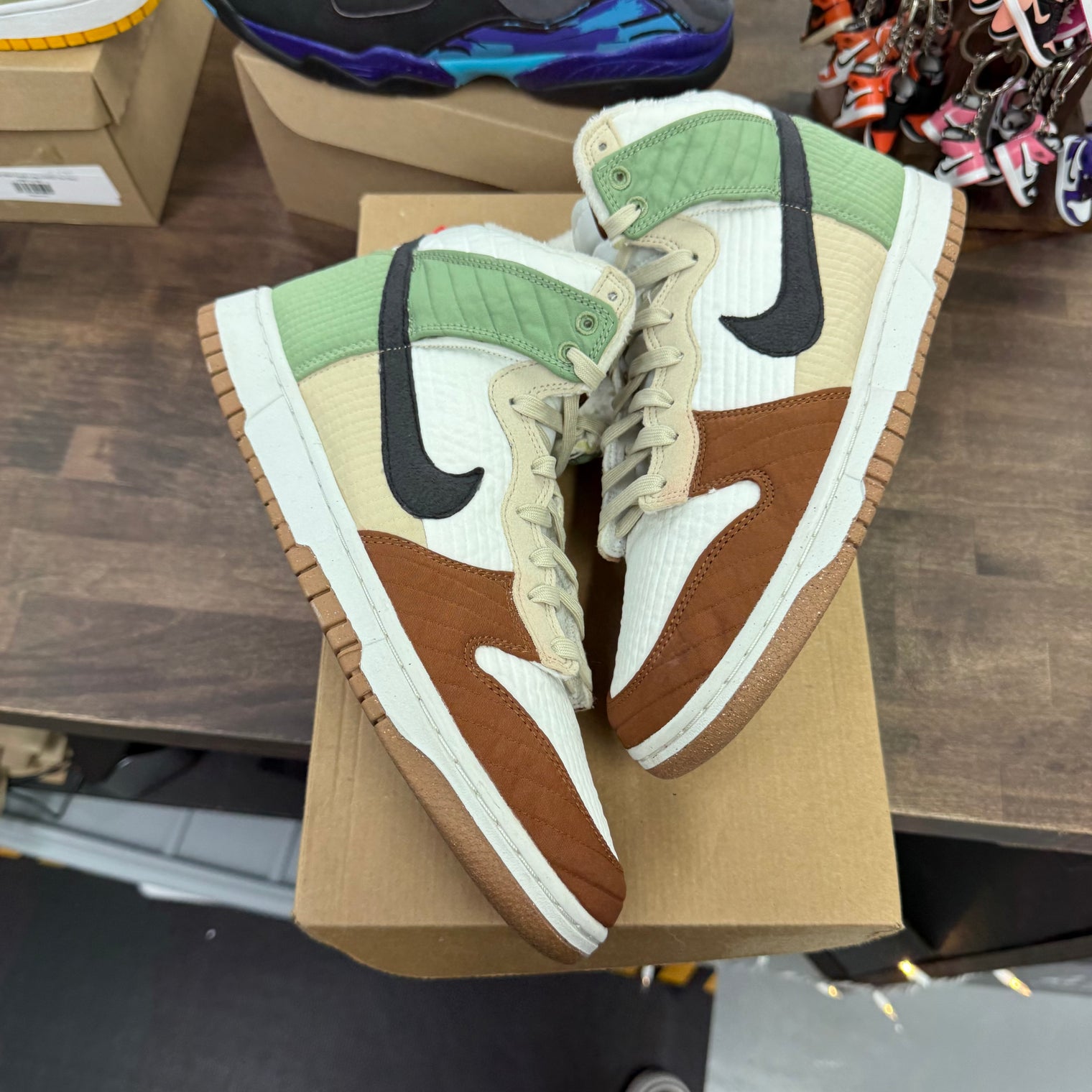 Next Nature Summit White Nike Dunk High (Women's) (USED, No Box)