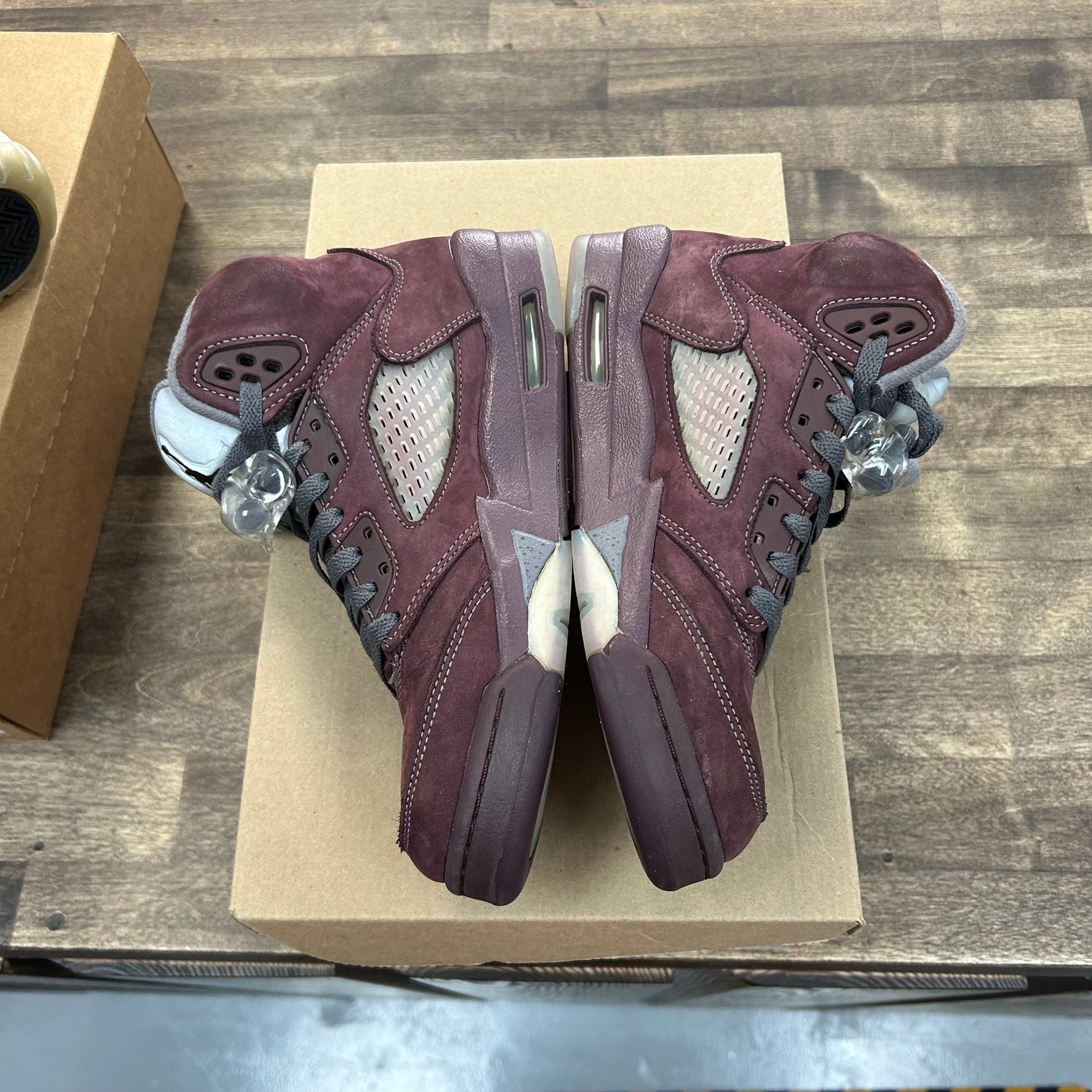 Jordan 5 Retro Burgundy (GS) (2023) (US 5.5Y) (USED, No Box)
