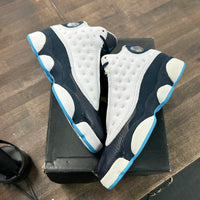 White Obsidian Powder Blue Jordan 13 Retro (Lightly Worn)