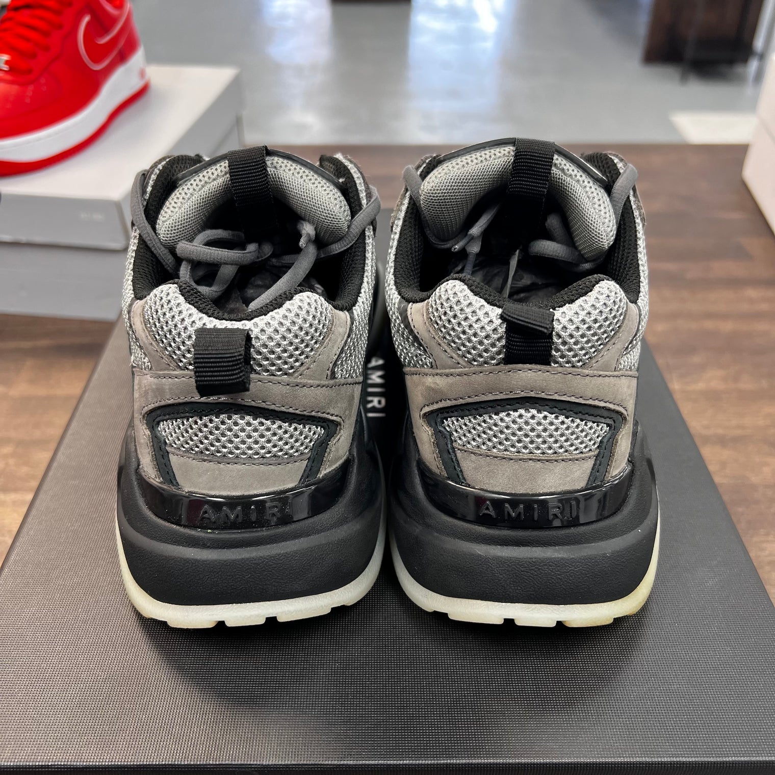 Amiri Bone Runner Grey Black White (USED)