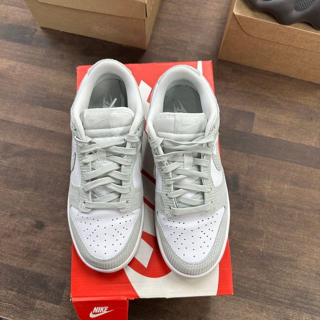Light Silver Corduroy Nike Dunk Low (W) (USED)