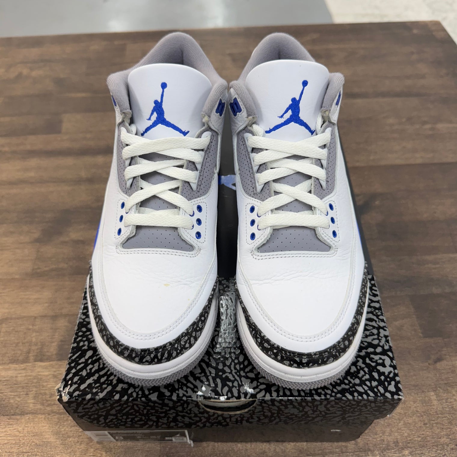 Racer Blue Jordan 3 (USED)