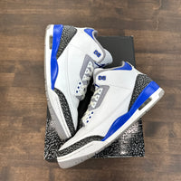 Racer Blue Jordan 3 (USED)