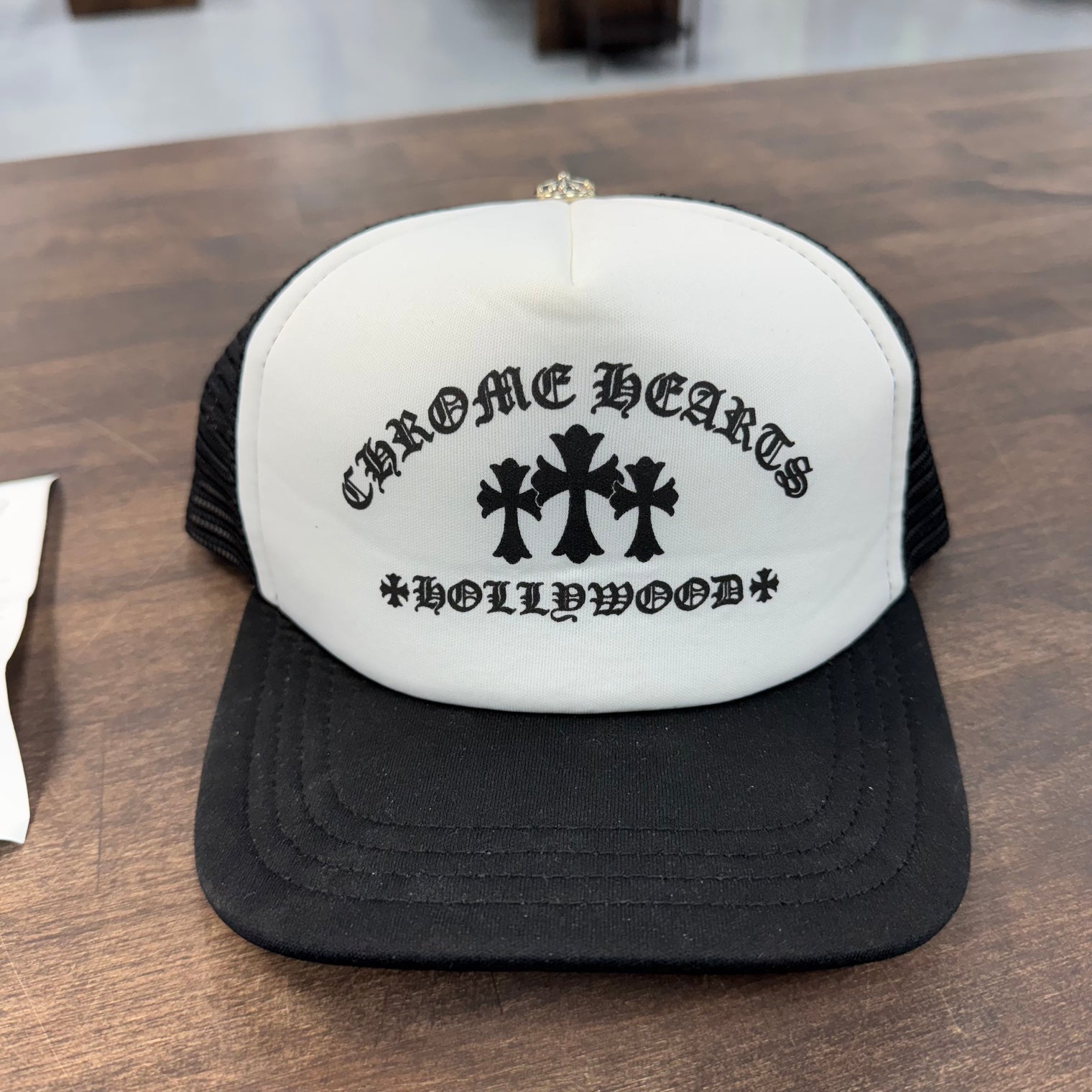 Chrome Hearts Hollywood Cross “King Taco” Trucker Cap (USED)