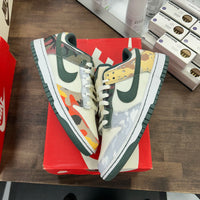 Sail Multi-Camo Nike Dunk Low SE (USED, Replacement Box)