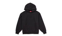 Supreme Satin Applique Sweatshirt Hoodie Black (FW24)