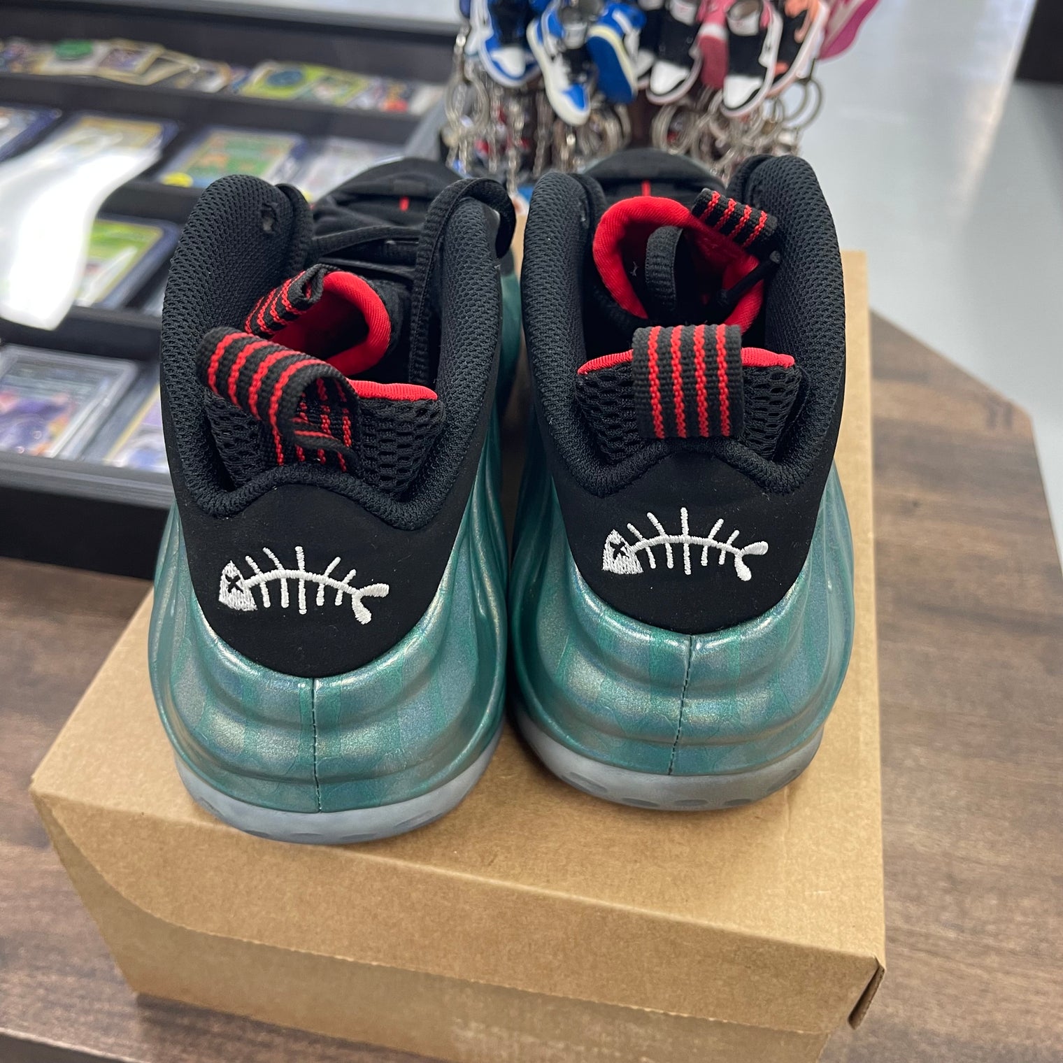 Gone Fishing Nike Foamposite (USED,No Box)
