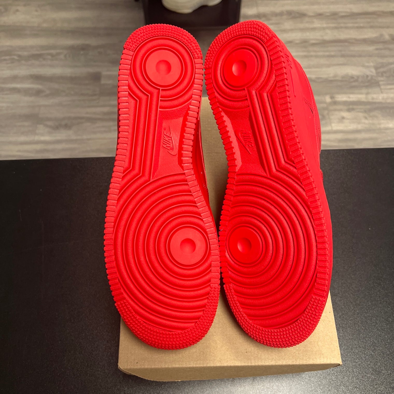 Nike Air Force 1 Low Triple Red (Tried on, no box)
