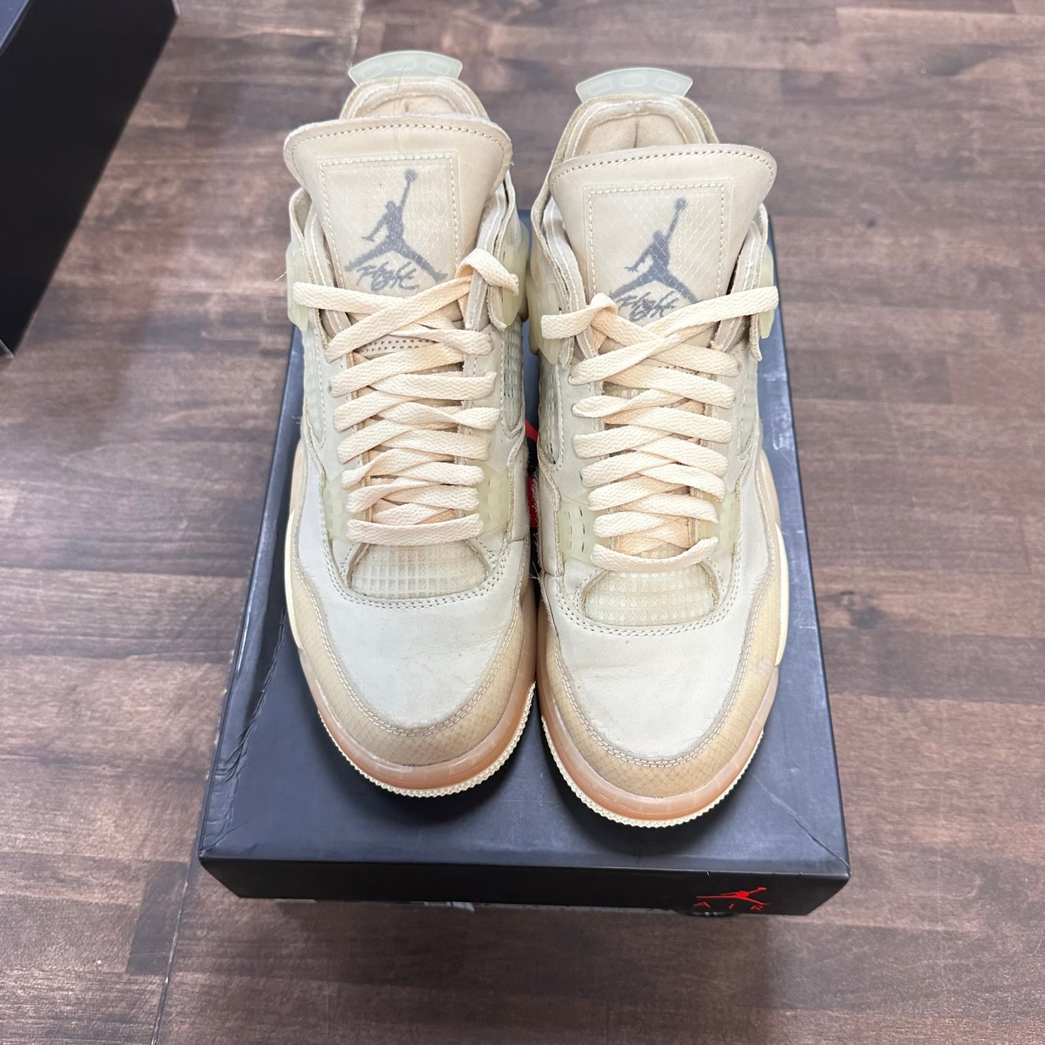 (W) Sail Jordan 4 Off-White (USED)