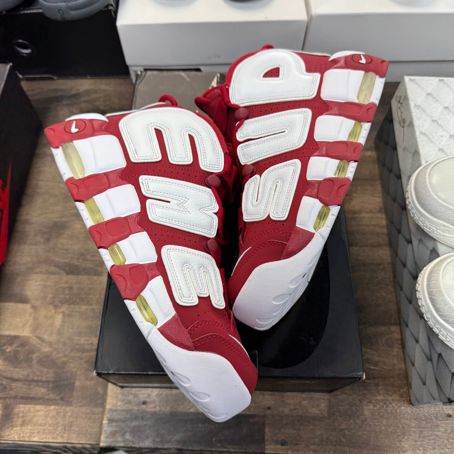 Supreme Suptempo Red Nike Air More Uptempo (USED)