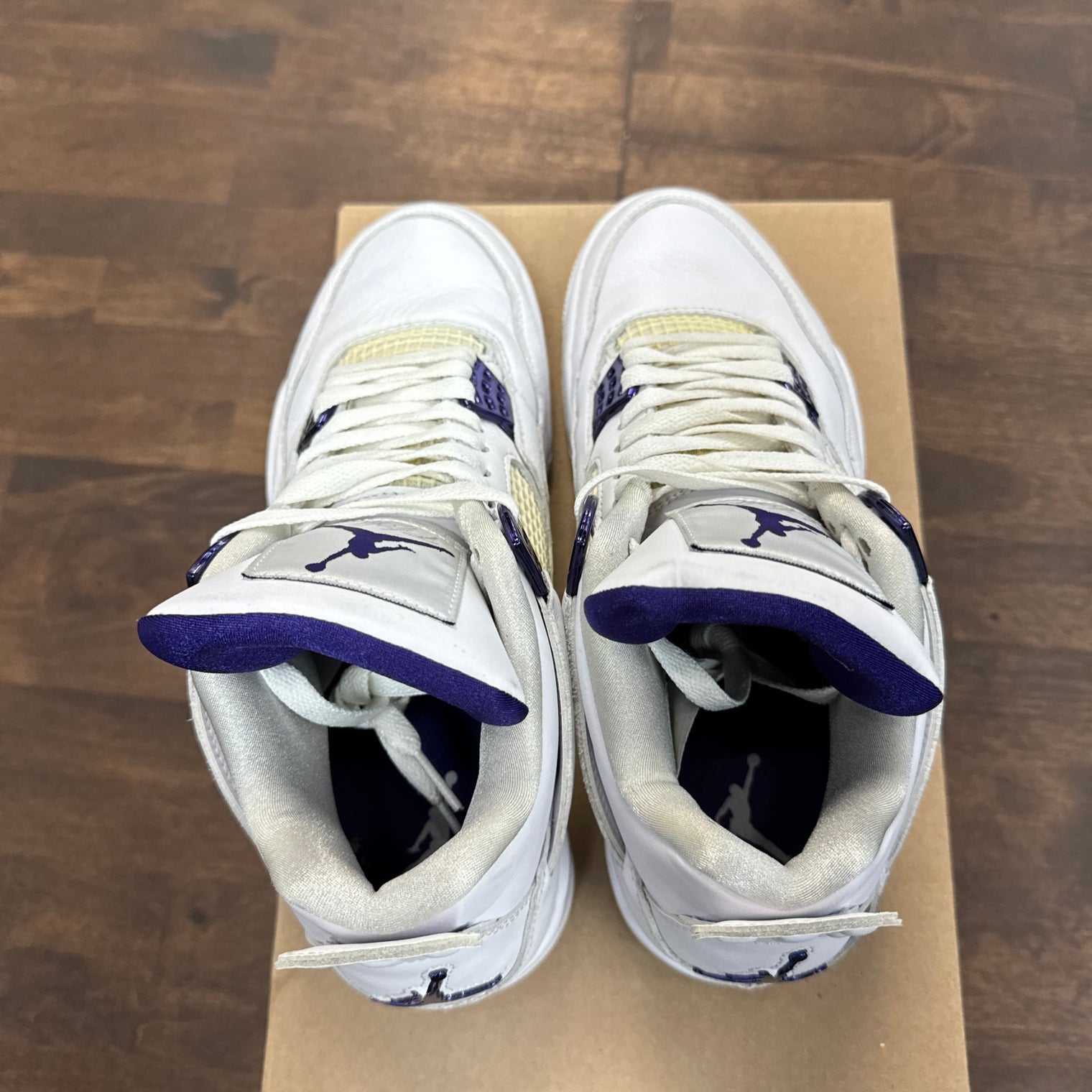 Metallic Purple Jordan 4 (USED, NO BOX)