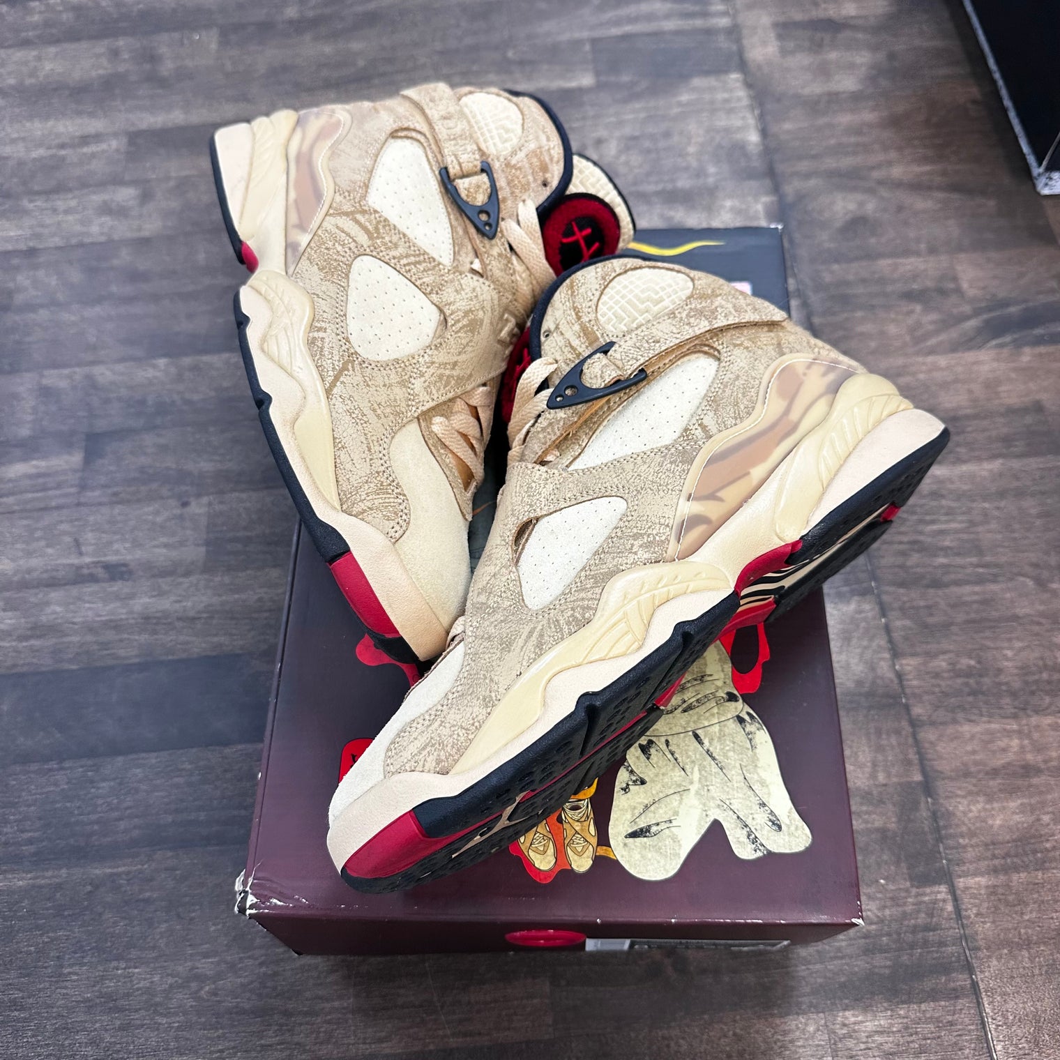 Rui Hachimura Black Samurai Jordan 8 Retro SE (USED)