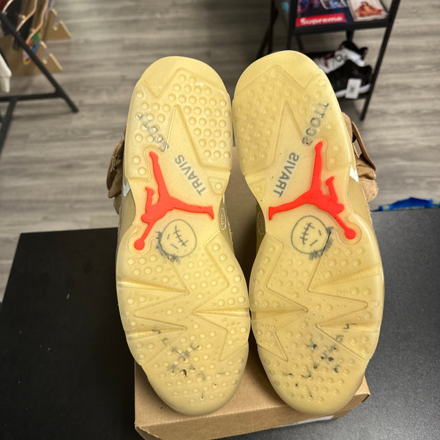 Travis Scott Khaki Jordan 6 (USED, No Box)