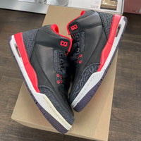 Crimson Jordan 3 (GS) (USED, No Box)