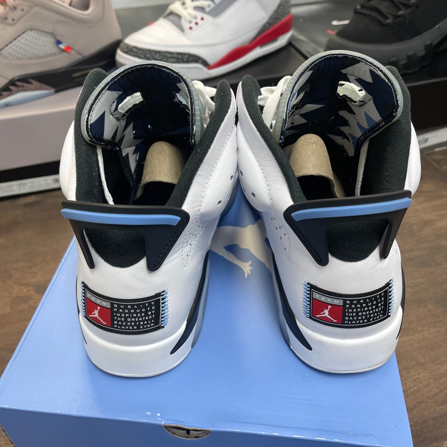 UNC Jordan 6 Home (USED)