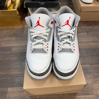 Fire Red Jordan 3 (USED,No Box)