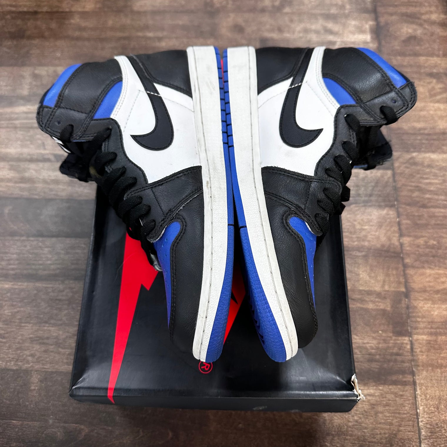 Royal Toe Jordan 1 High (USED)