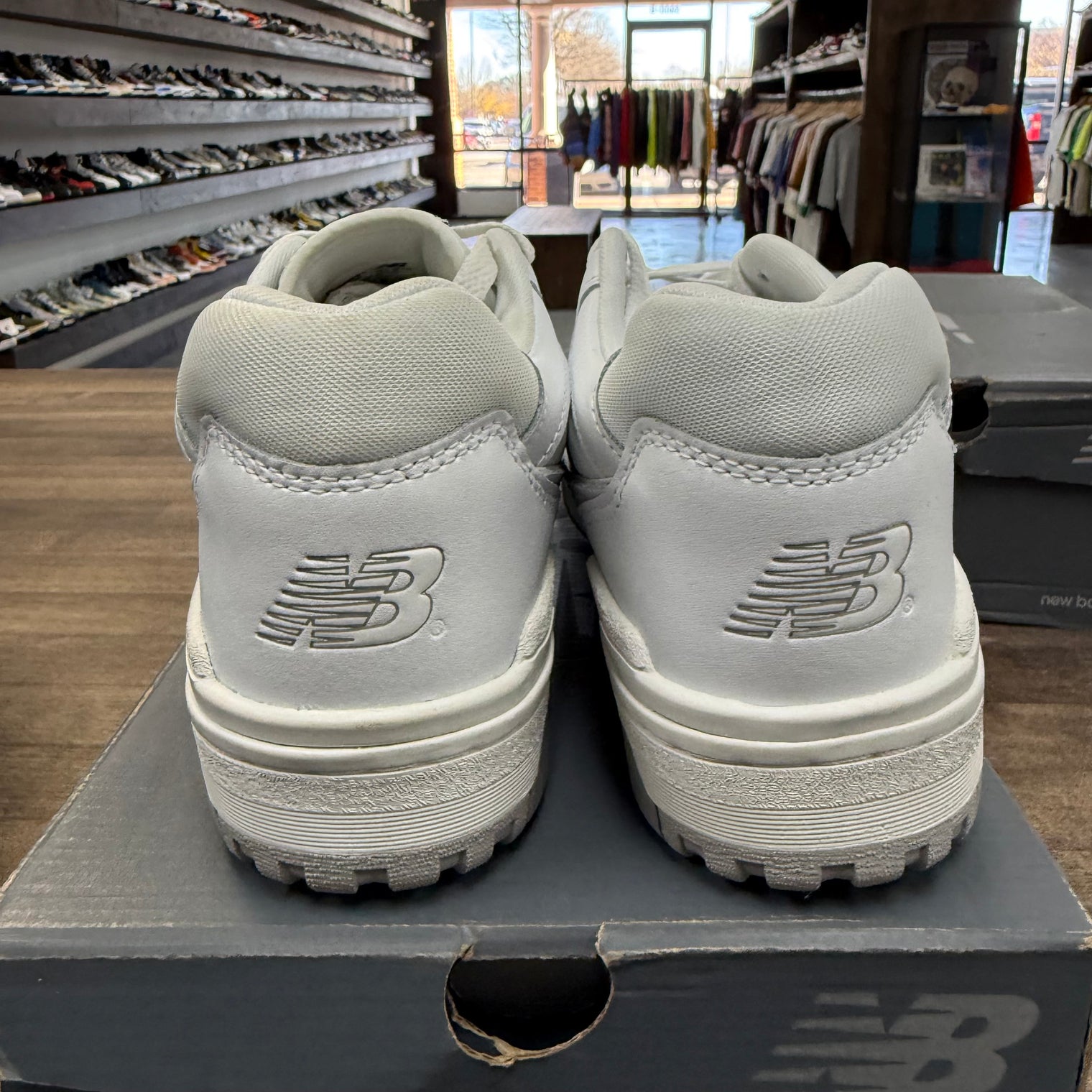 New Balance 550 White Grey (Lightly Worn)
