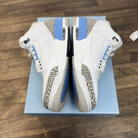 Jordan 3 Retro UNC (2020) (Lightly Worn)