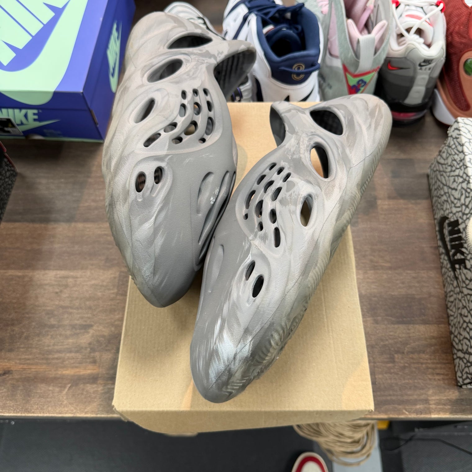 MX Granite Yeezy Foam RNNR (USED, No Box)
