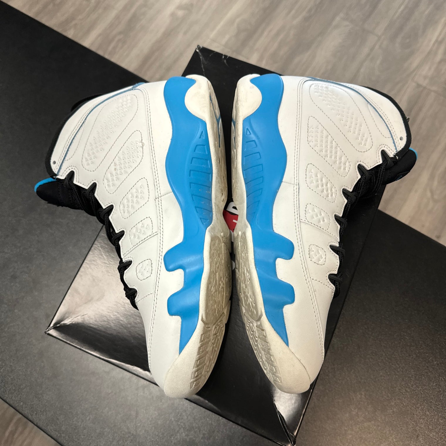 Powder Blue Jordan 9 (USED)