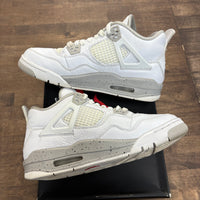 White Oreo Jordan 4 (GS) (USED)