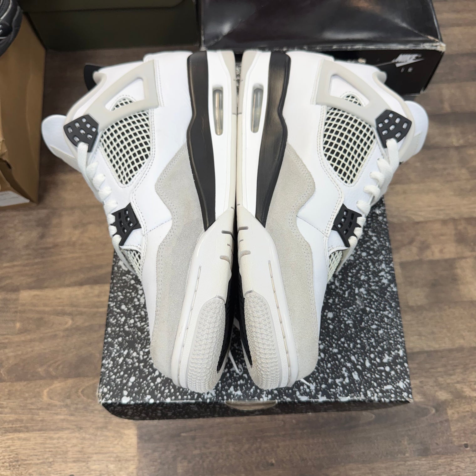 Military Black Jordan 4 Retro (USED)