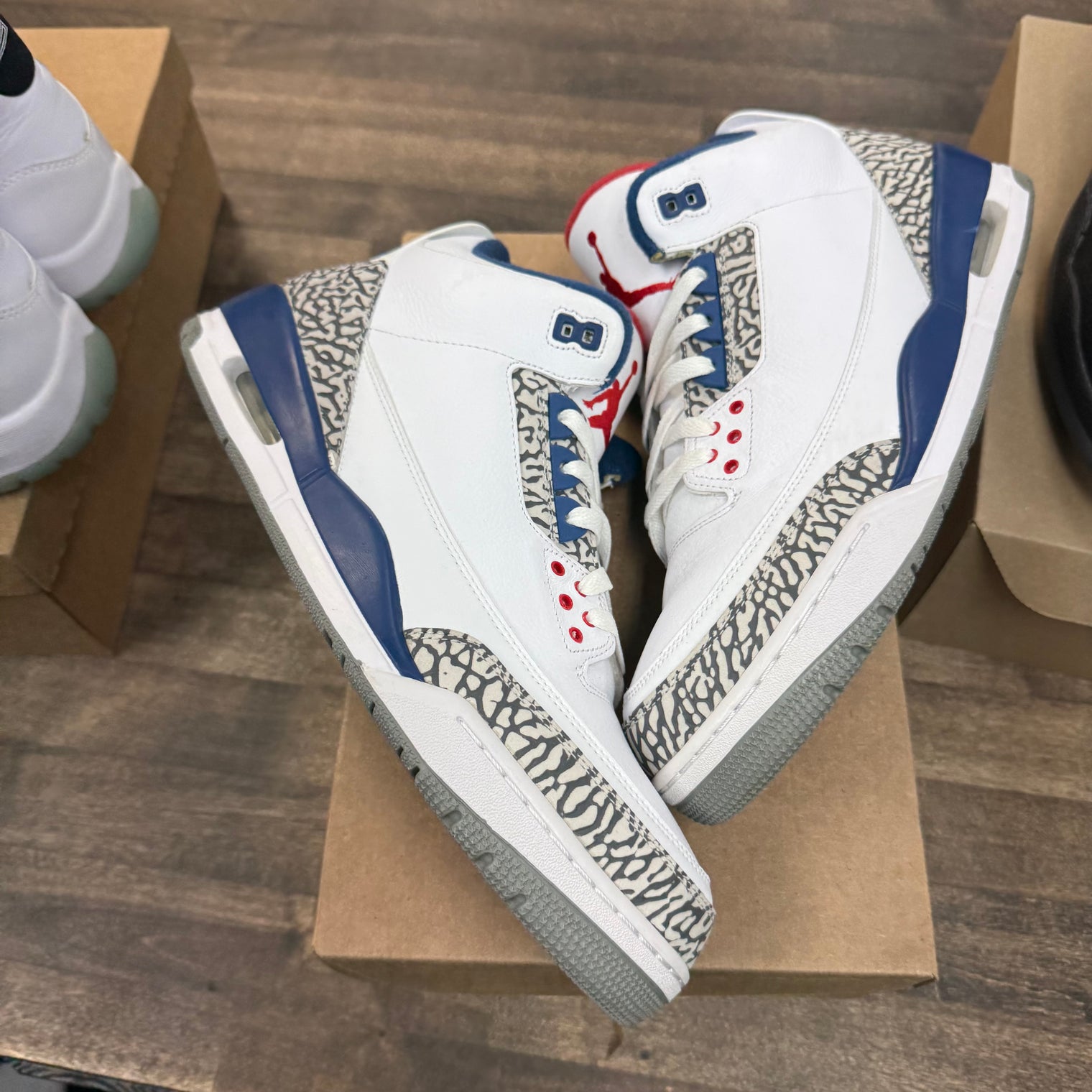 True Blue Jordan 3 Retro (2016) (USED, No Box)