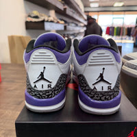 Dark Iris Jordan 3 Retro (USED)