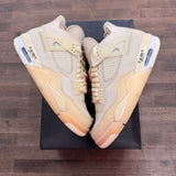Jordan 4 Retro Off-White Sail (Women's) - Image 1