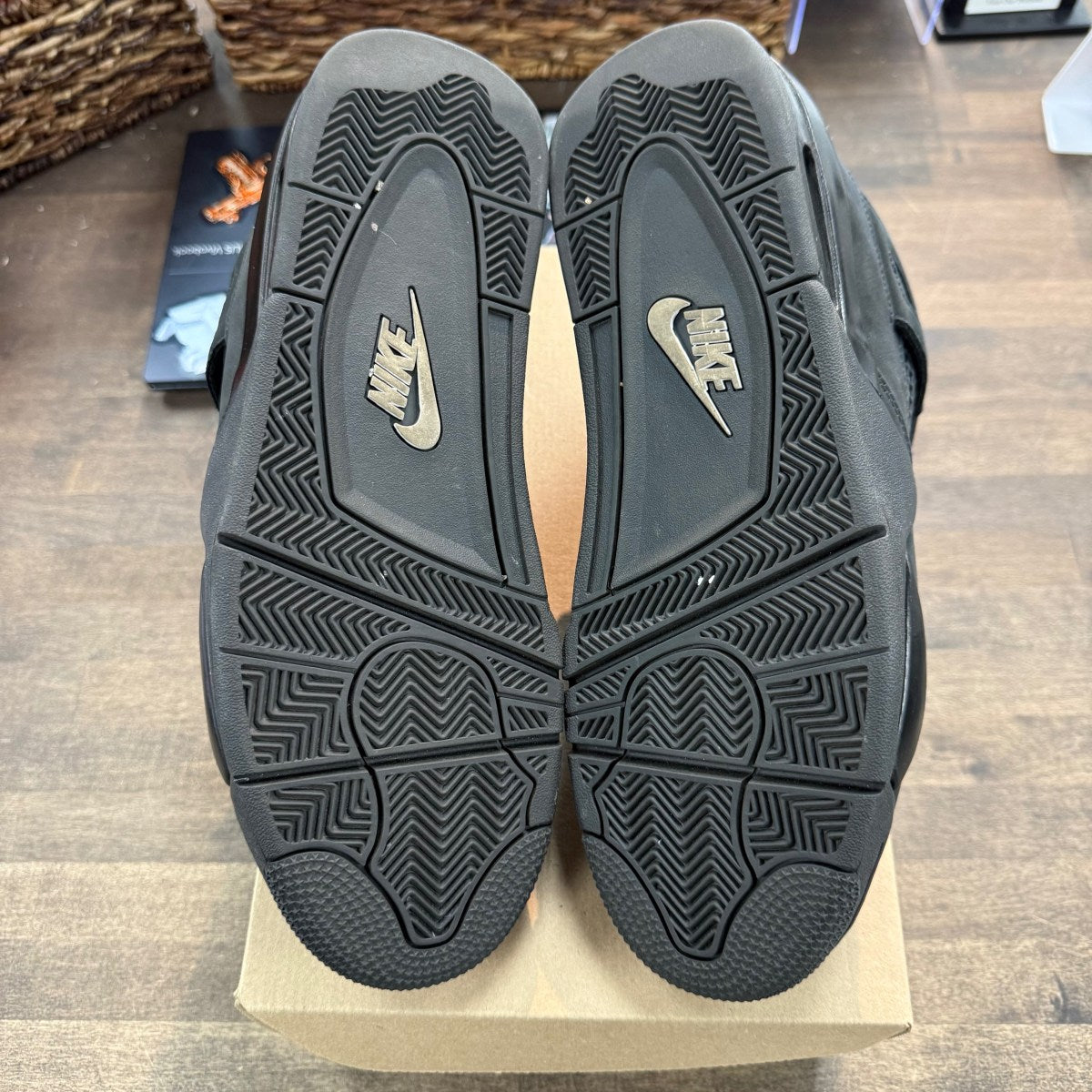 Jordan 4 Retro Black Cat (2025) Size 12 (Pre-Owned) - Image 5