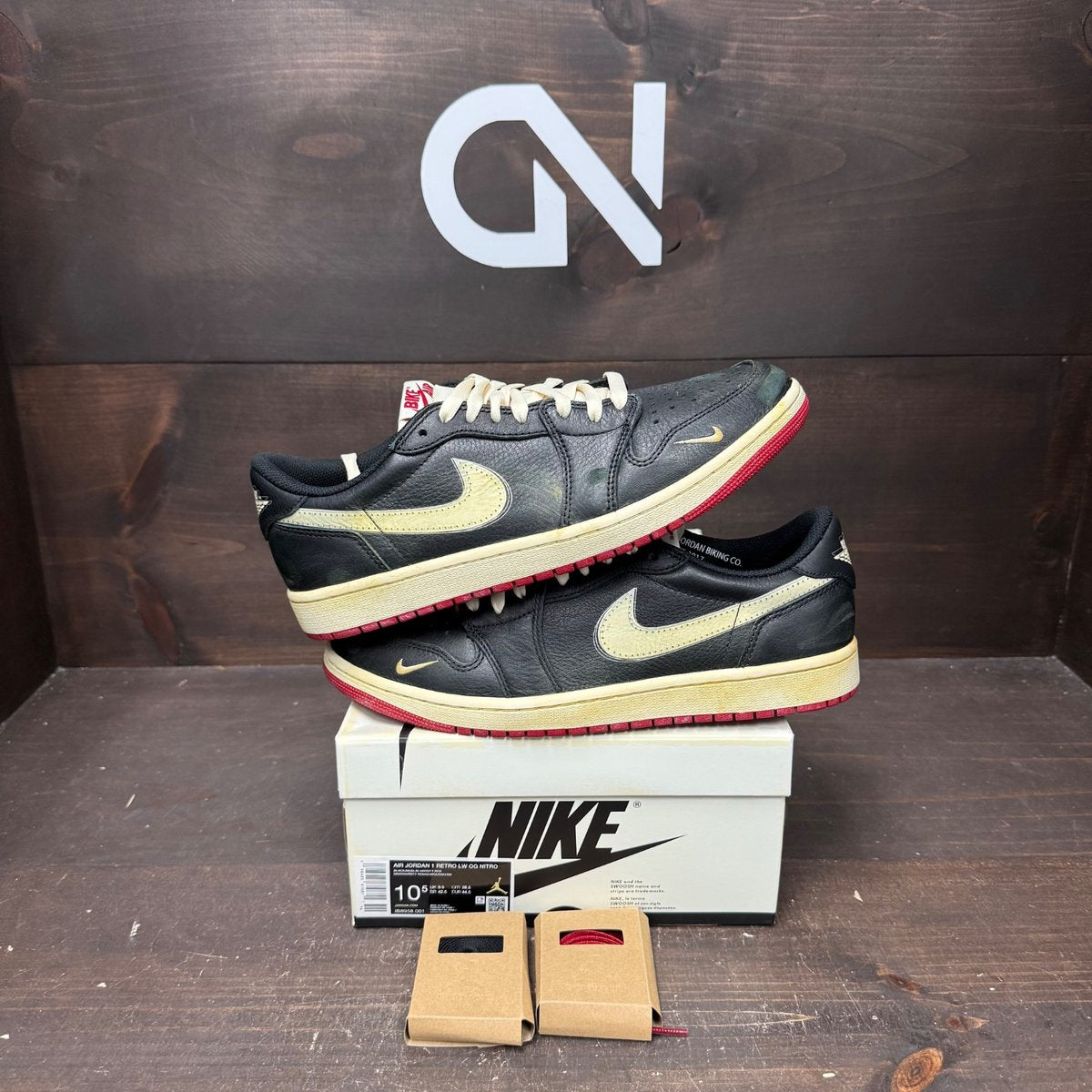 Jordan 1 Retro Low OG Nigel Sylvester Better With Time Size 10.5 (Pre-Owned) - front