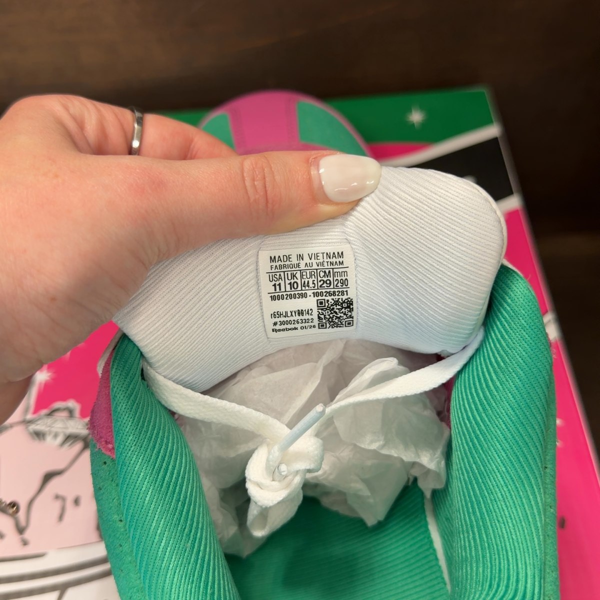 Reebok Board Flip BBC Ice Cream Green Pink - Image 8