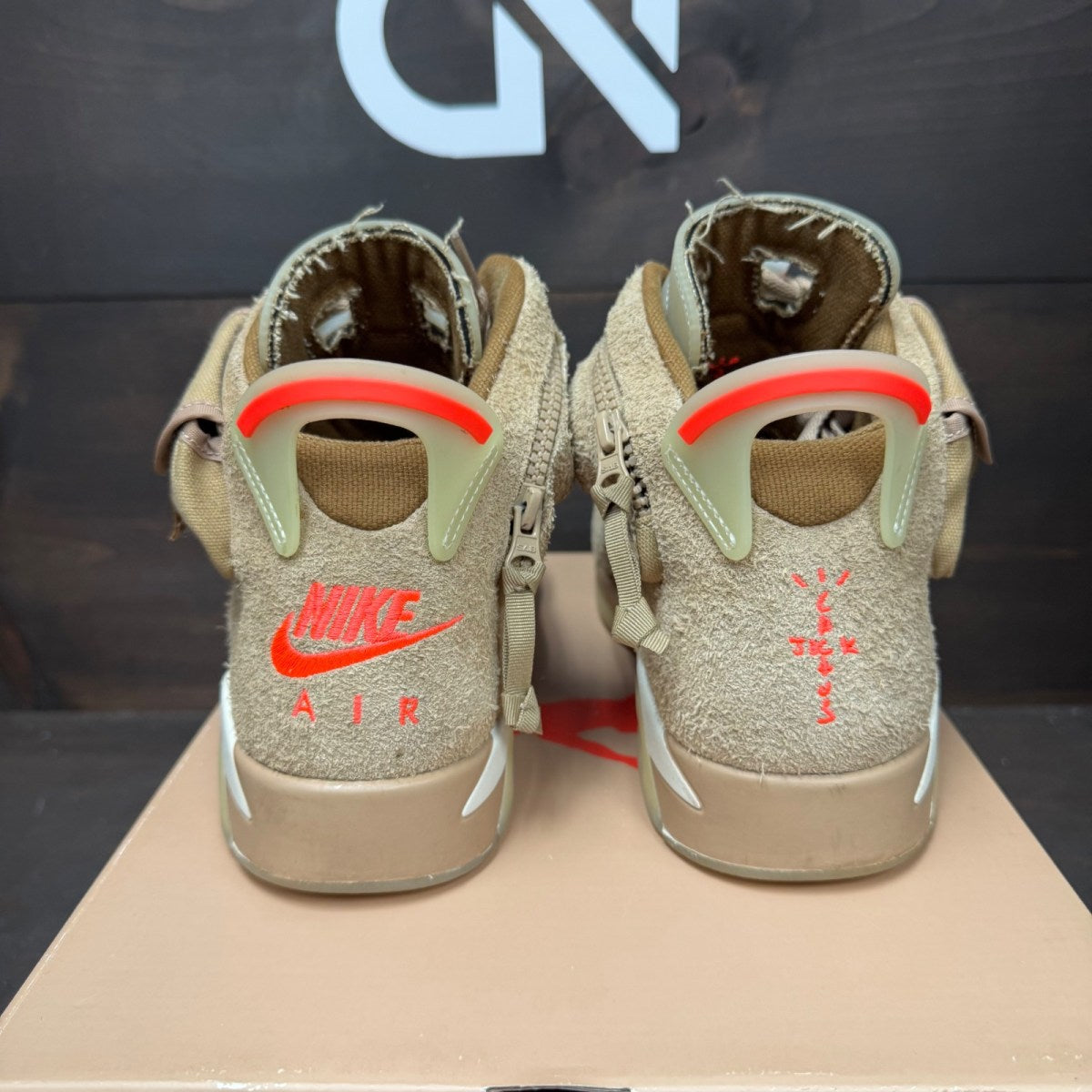 Jordan 6 Retro Travis Scott British Khaki - Image 5