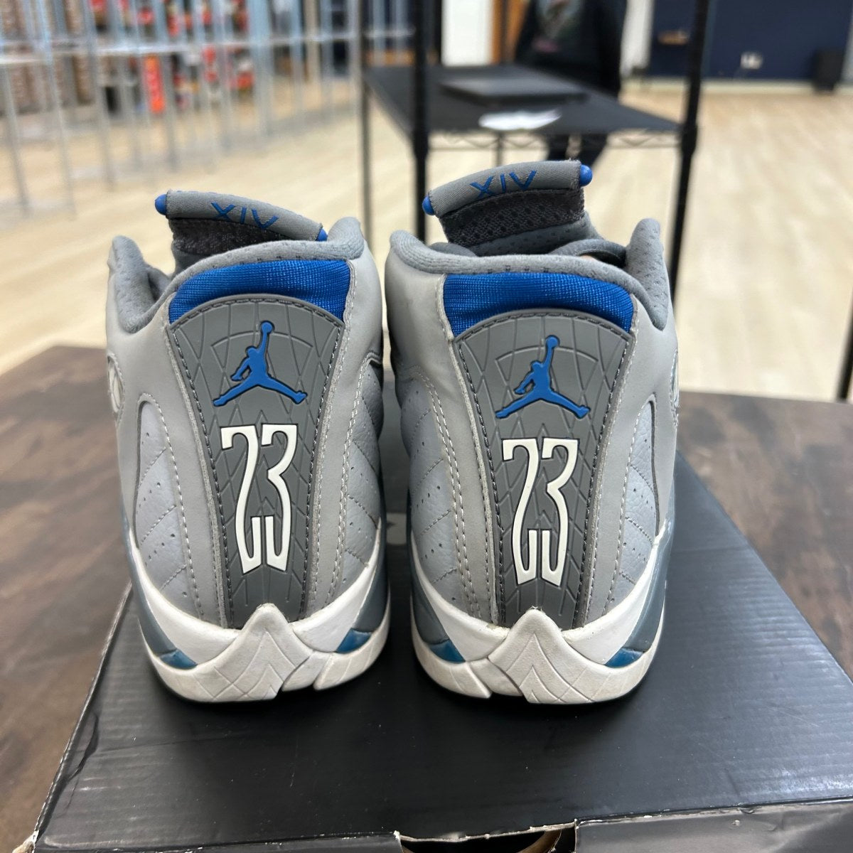 Jordan 14 Retro Sport Blue (GS) - Image 4