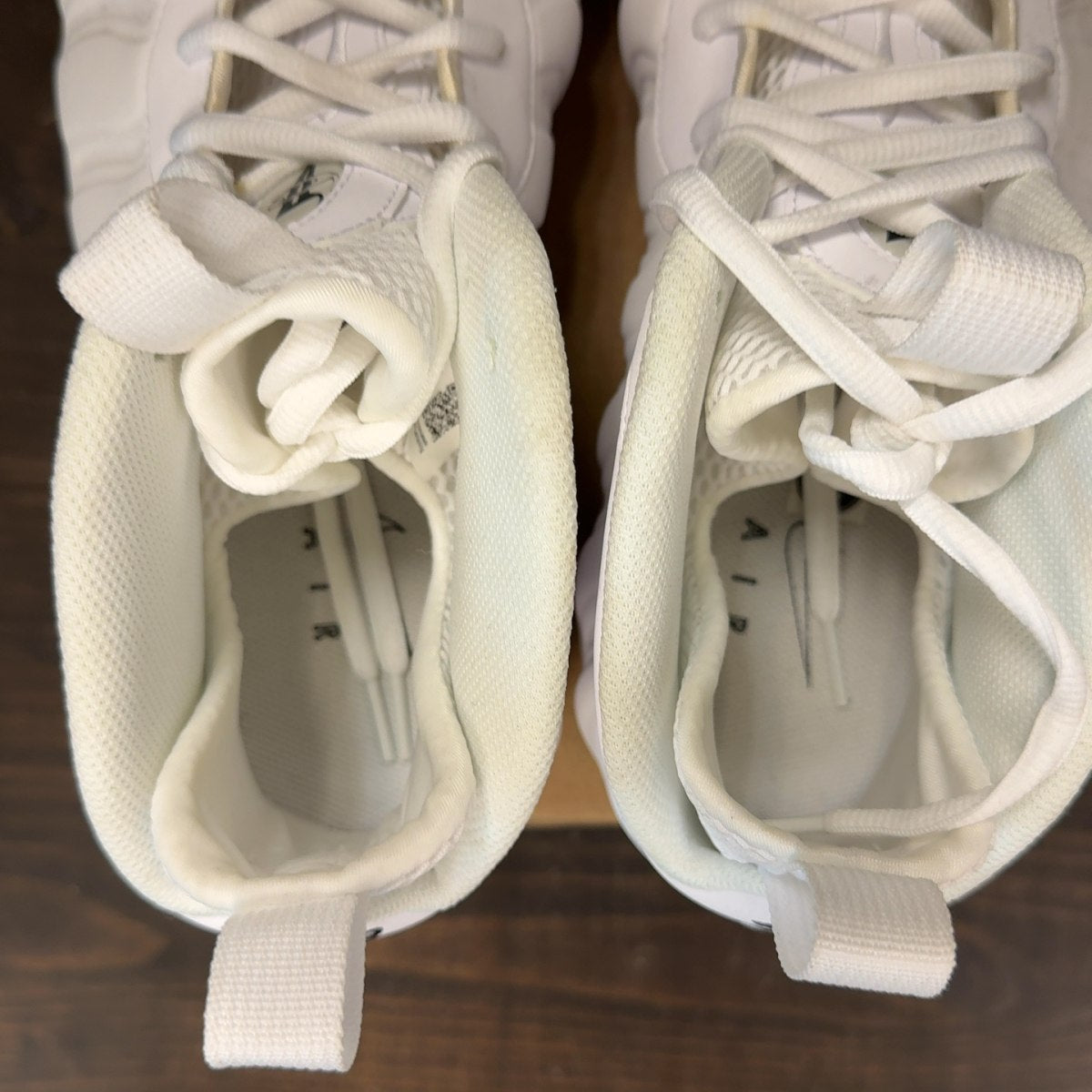 Nike Air Foamposite One Triple White Size 13 (Pre-Owned) - Image 6