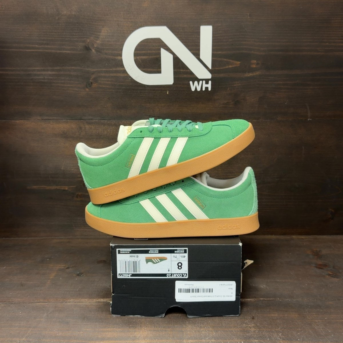 adidas VL Court 2.0 Preloved Green - Image 1