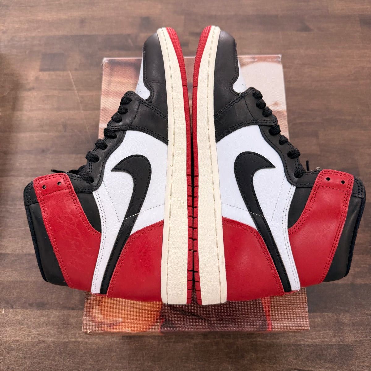 Jordan 1 Retro High OG Black Toe Reimagined - Image 3