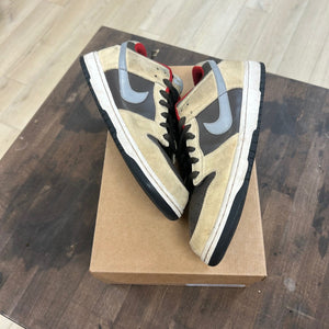 Nike SB Dunk Low Dark Chocolate Linen Size 11 (Pre-Owned) - Image 1