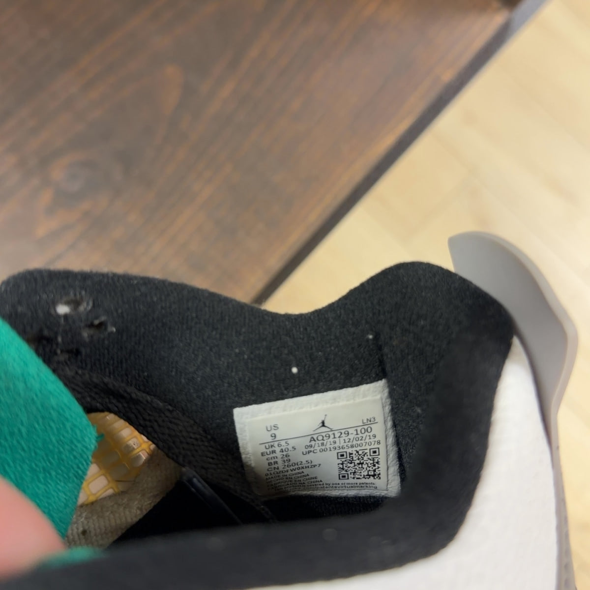Jordan 4 Retro Lucid Green Rasta (Women's) - Image 7