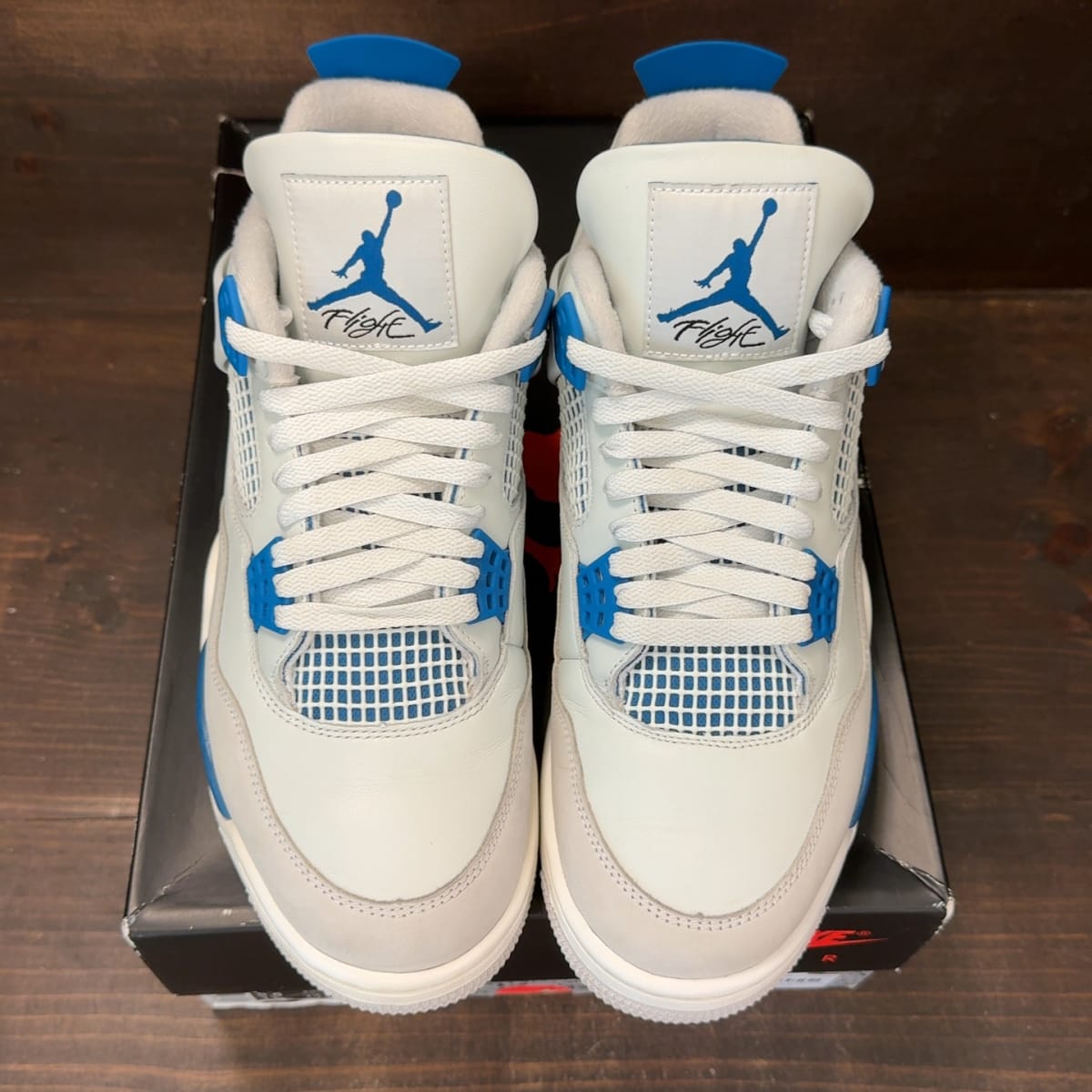 Jordan 4 Retro Military Blue (2024) Size 9.5 (Pre-Owned) - tag