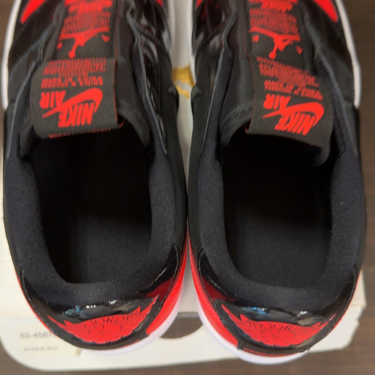 Jordan 1 Low Slip Black Hot Punch (Women's) - Image 6