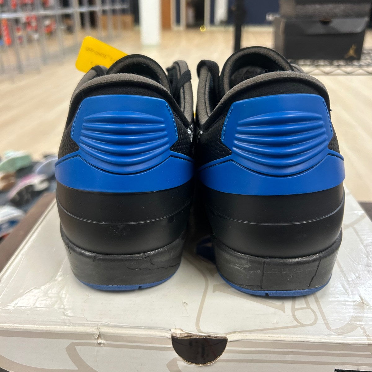 Jordan 2 Retro Low SP Off-White Black Blue - Image 4
