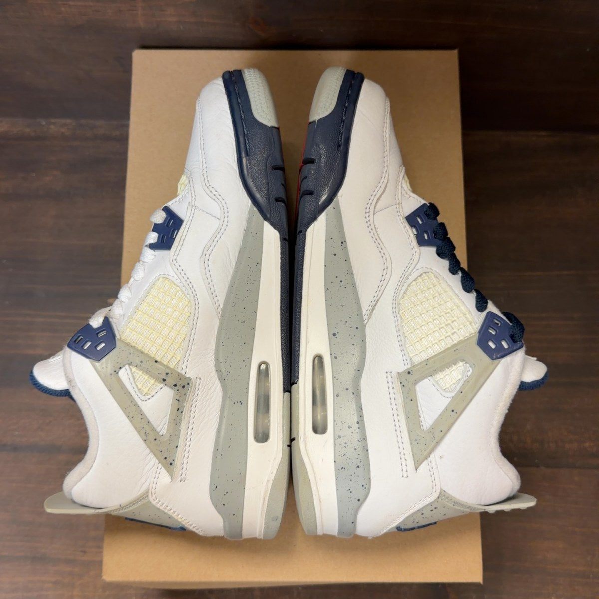 Jordan 4 Retro Midnight Navy (GS) Size 6Y (Pre-Owned) - Image 5