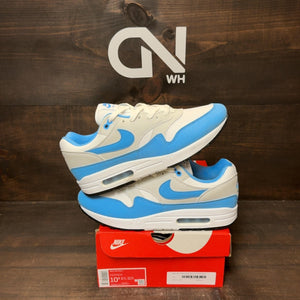 Nike Air Max 1 White University Blue - Image 1