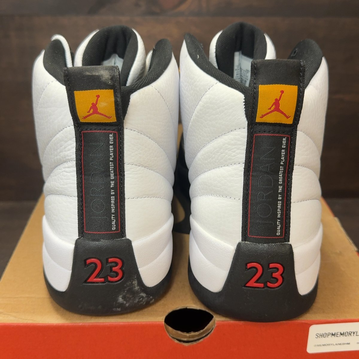 Jordan 12 Retro Taxi (2025) Size 12 (Pre-Owned) - aux