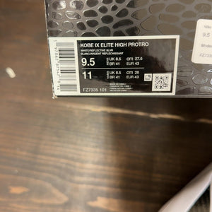Nike Kobe 9 Elite Protro What The (2025) Size 9.5 (Pre-Owned) - aux