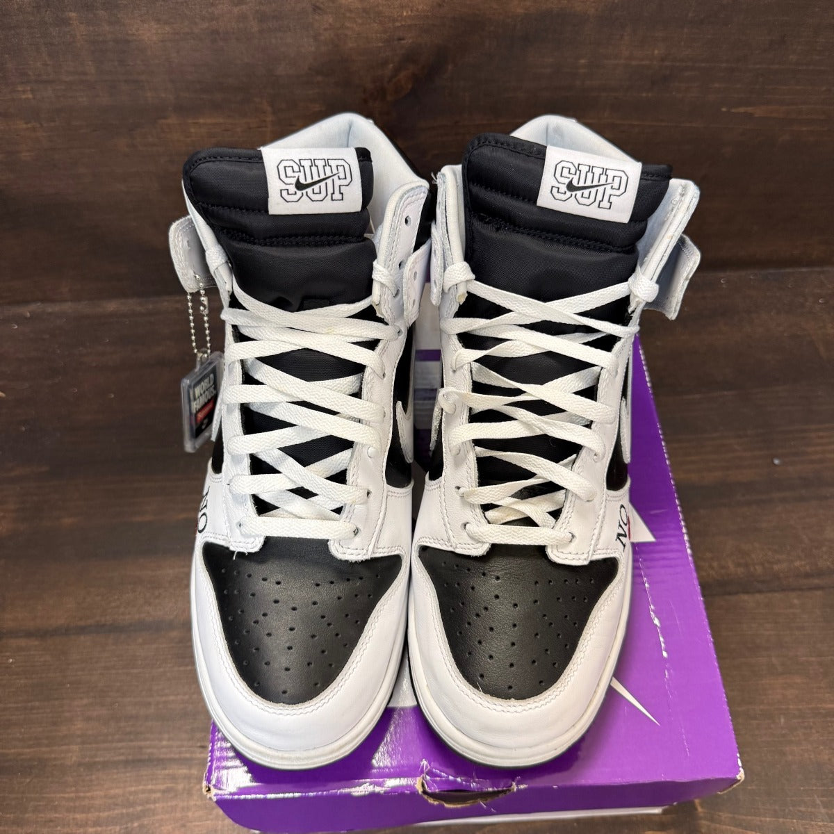 Nike SB Dunk High Supreme By Any Means Black - Image 2