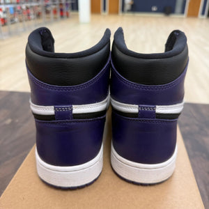 Jordan 1 Retro High Court Purple White Size 12 (Pre-Owned) - Image 5